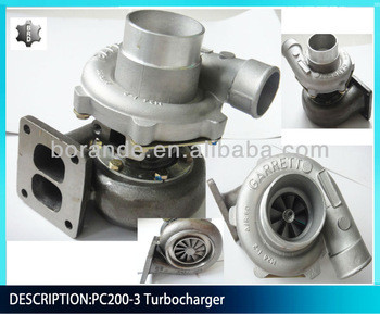 excavator engine turbo PC200-3 engine parts6137-82-8200