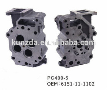 CYLINDER HEAD FOR pc400-5 6d125 engine