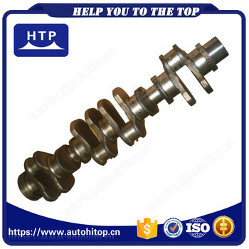 Advanced Engine Spare Parts Forged Crankshaft With Gear For Komatsu 6D125 6151-31-1110