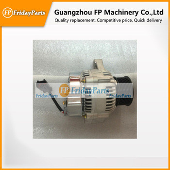 HOT selling Diesel engine parts for Komatsu 24V,40A, alternator 6D102