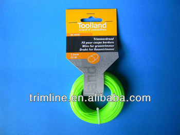 nylon trimmer line for brush cutter with card head packing