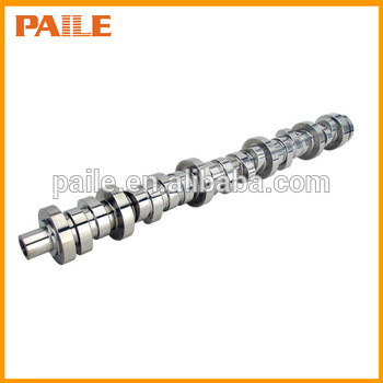 Forged steel and chilled cast iron camshaft for diesel engine 6D105 6137411120