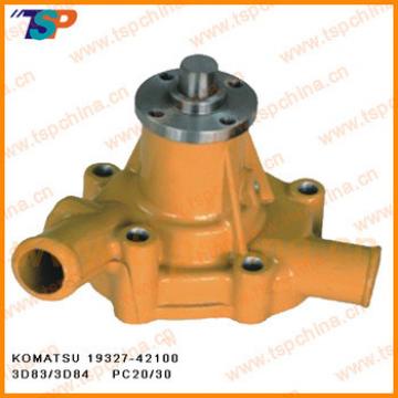 KOMATSU water pump for Construction machinery part 19327-42100 3D83/3D84 PC20/30