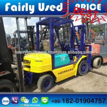 Low price used manual forklift used 2.5 ton forklift for sale