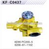 PC200-5 6D95 Excavator Water Pump 6206-61-1102