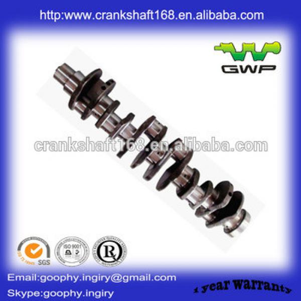 excavator engine parts casting crankshaft 6D107 #1 image
