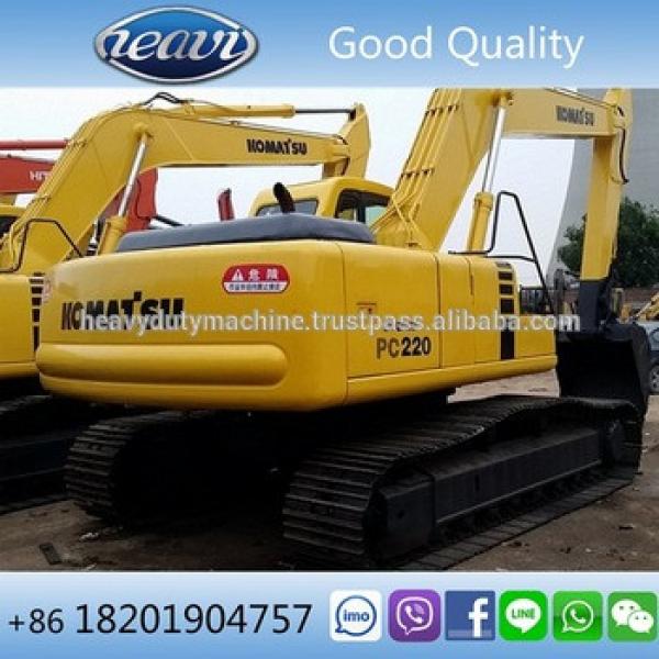 No oil leak good quality cheap used PC220-6 excavator for philippines #1 image