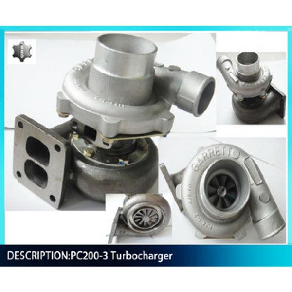 6137-82-8200 pc200-3 turbocharger excavator engine parts #1 image