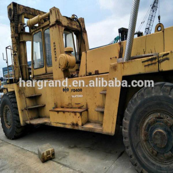 Good Condition secondhand Japanese engine 40 ton Forklift FD400 for sale #1 image