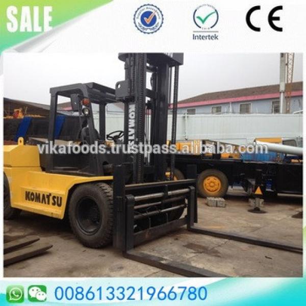 Used Good condition Komatsu fd150-7 15t ton diesel forklift japan made sale in Shanghai #1 image