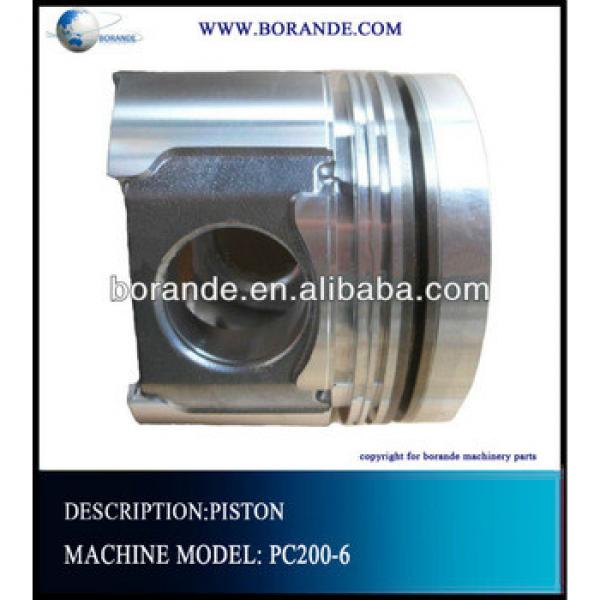 Engine parts diesel Piston 6D95 piston PC200-6 piston #1 image