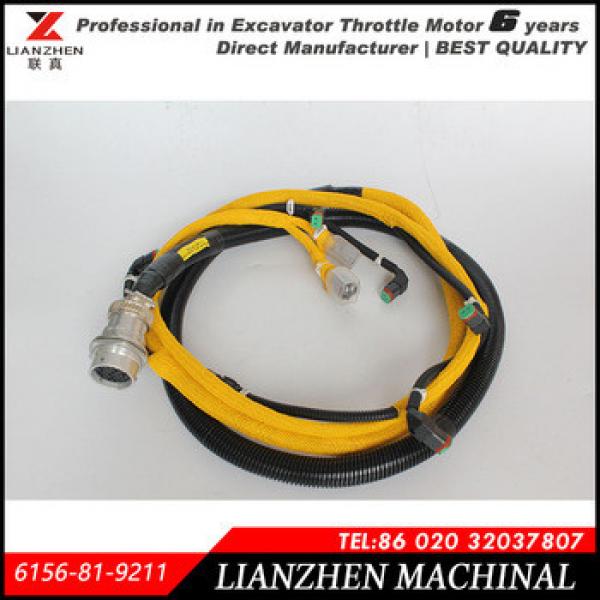 Excavator PC400-7 engine fuel injector wiring harness for Komatsu 6156-81-9211 #1 image