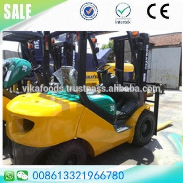 3t New condition Komatsu fd30-17 2 stages forklift sale #1 image